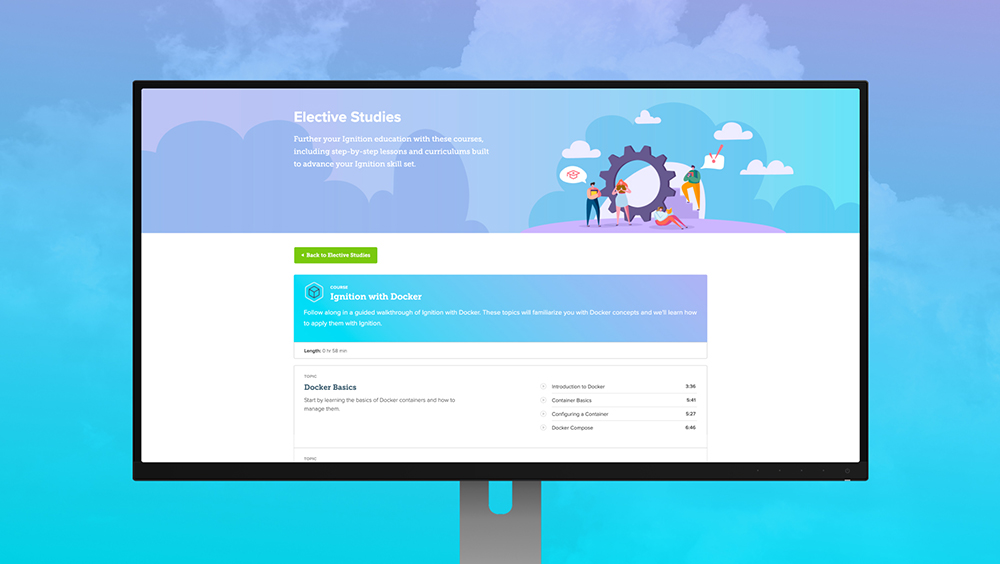 Inductive University - Docker Course screen