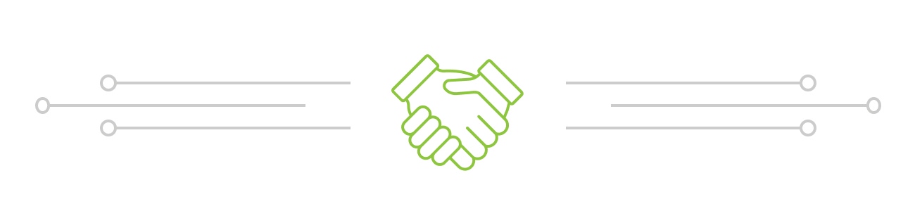 Cooperation diver graphic