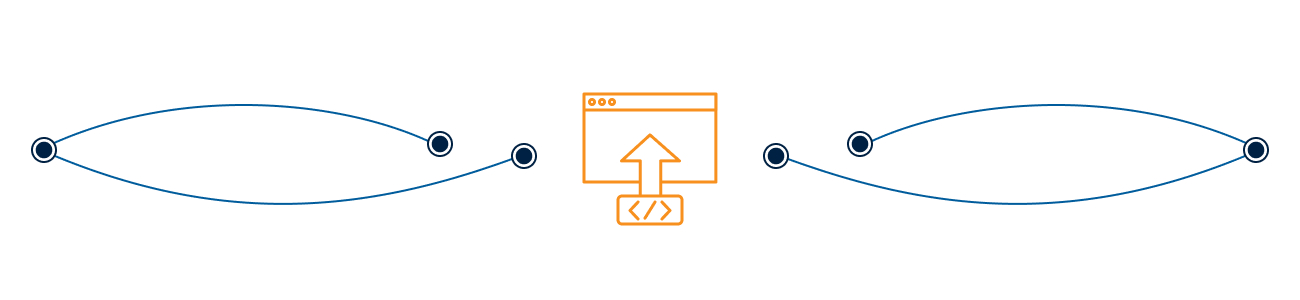 Divider graphic - deployment mode icon