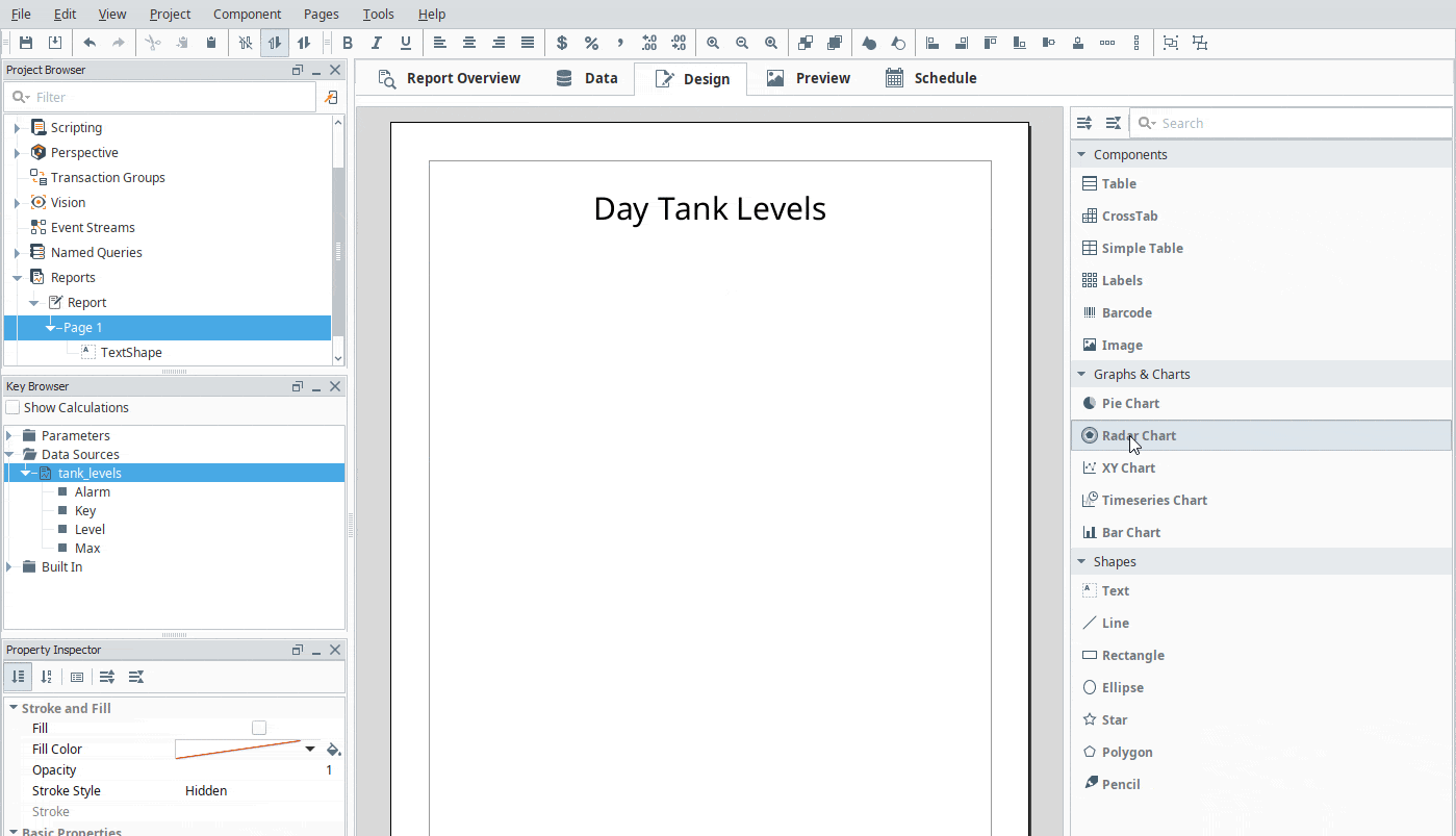 Report visualization in Ignition 8.3