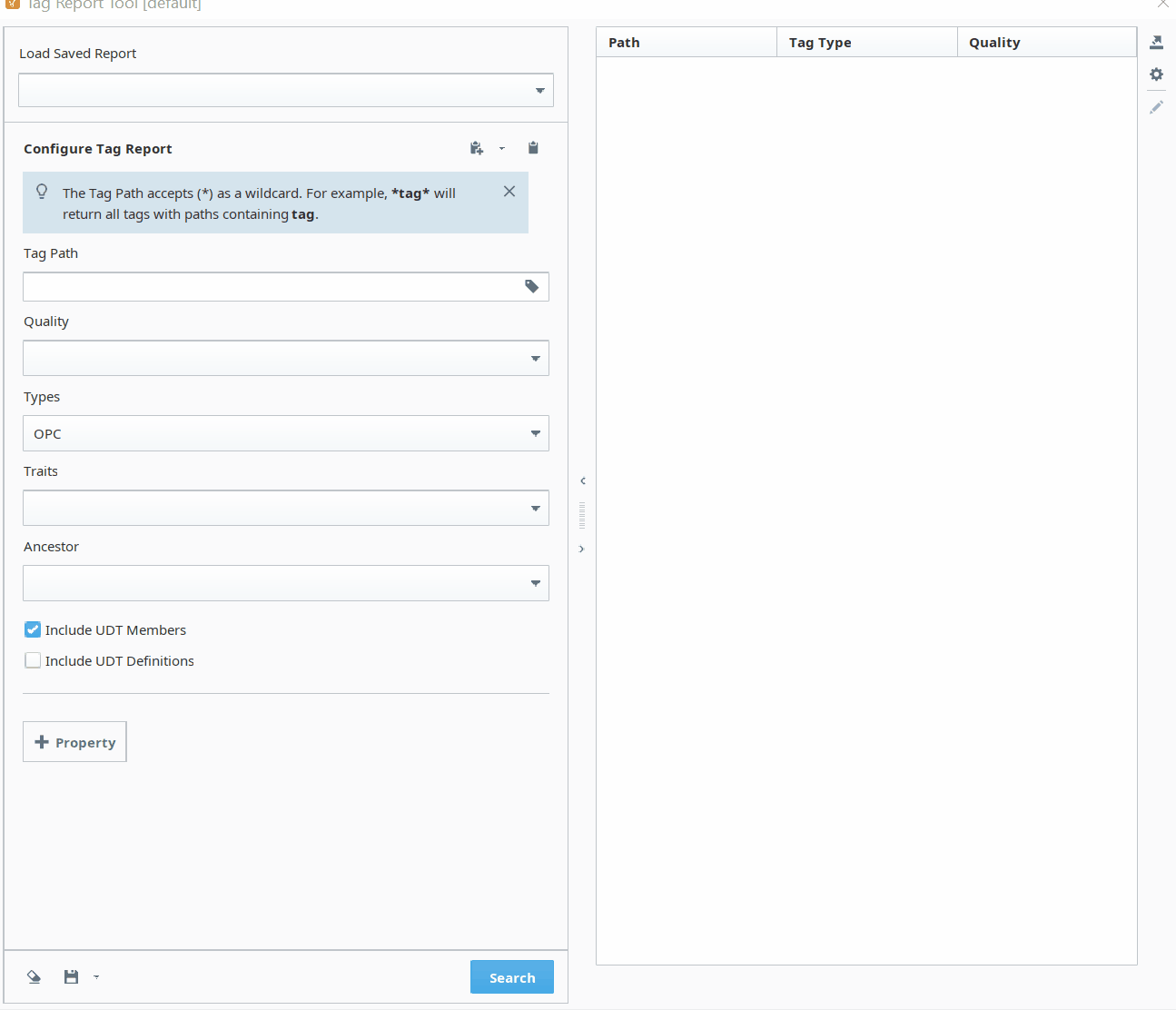 Tag Report tool gif.