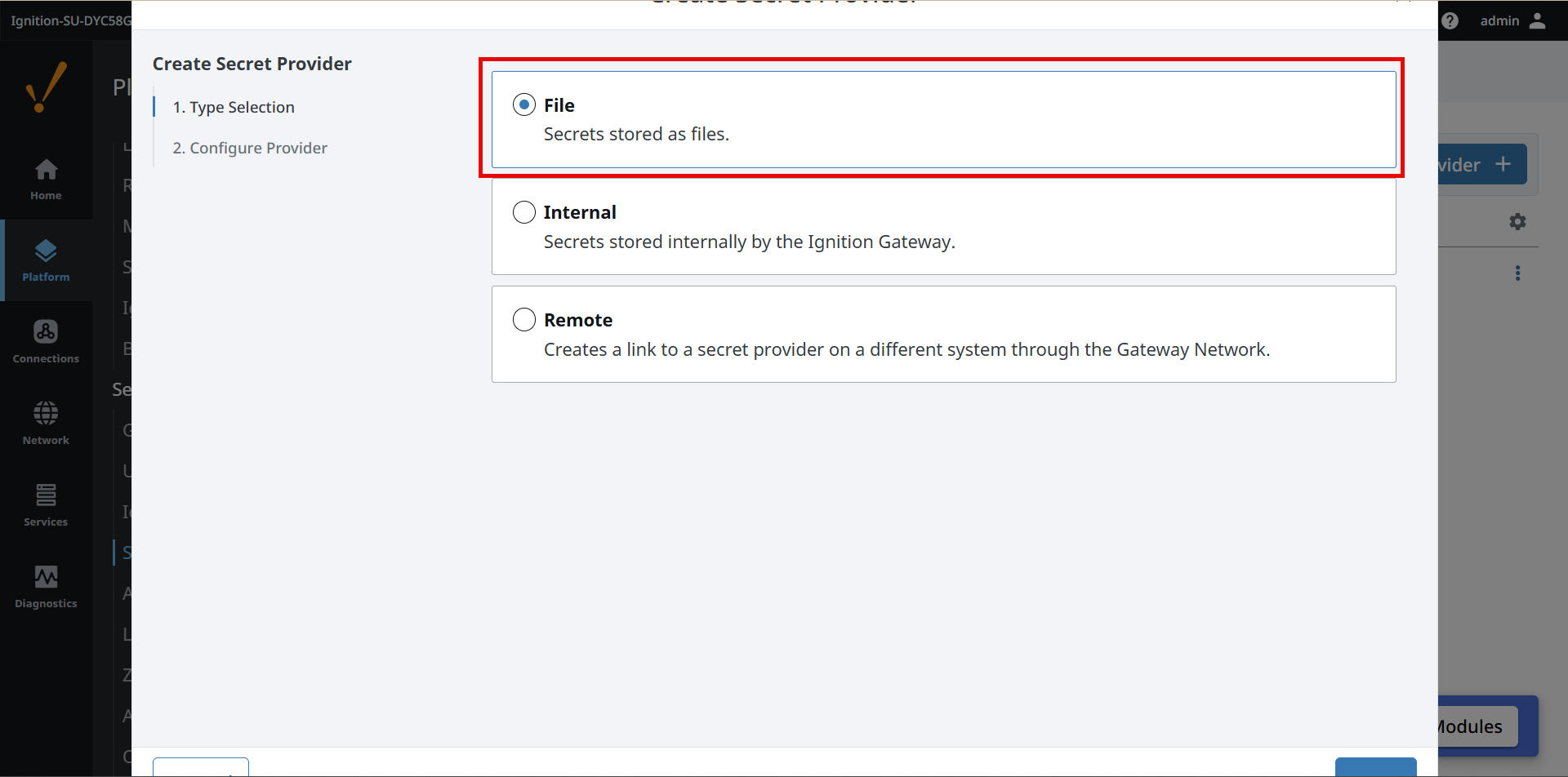 File-based secret provider