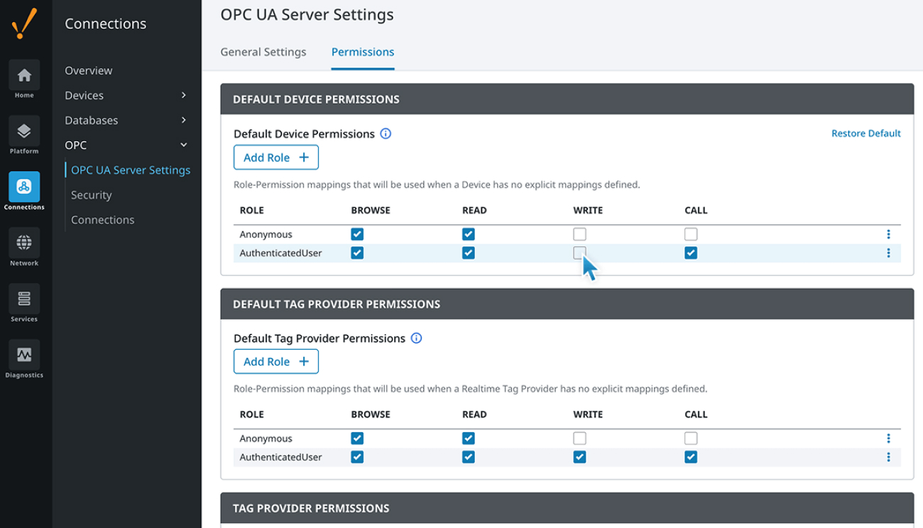 Ignition 8.3 - security roles