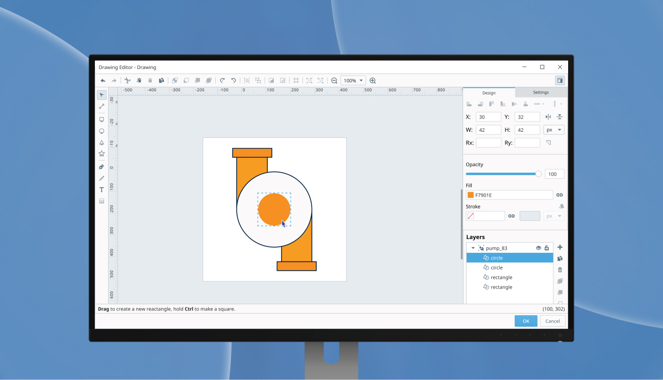 Drawing editor in Ignition 8.3