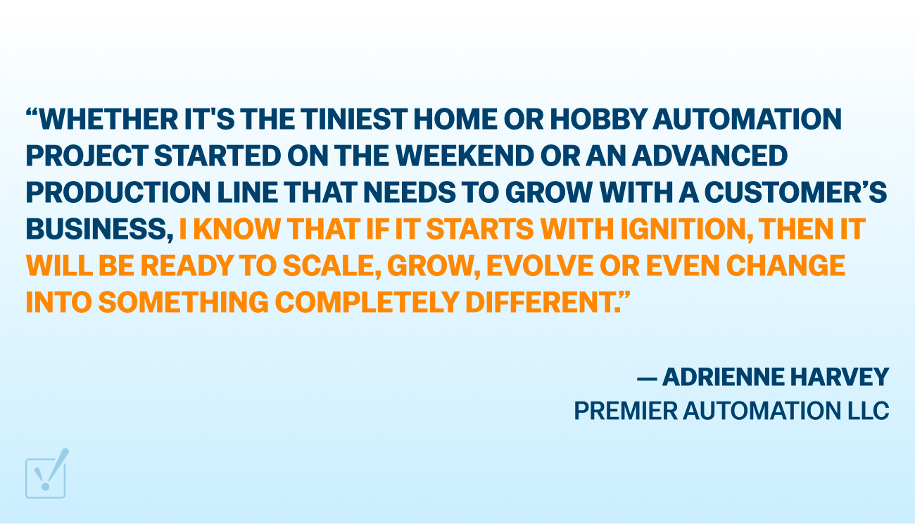 "Adrienne Harvey quote" graphic