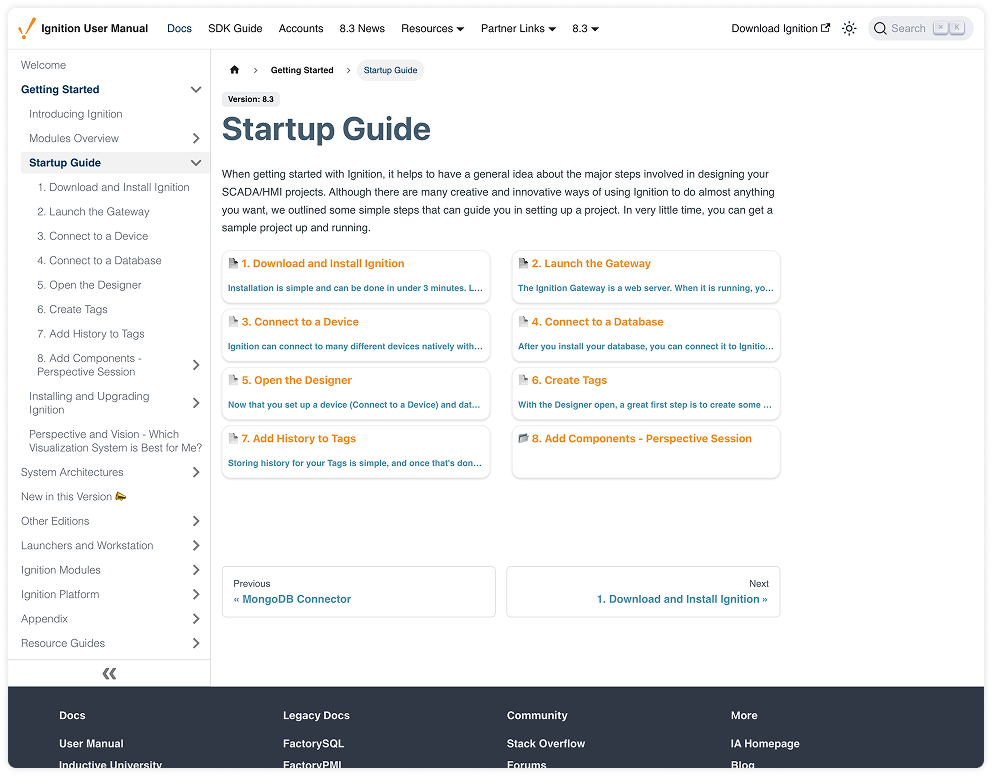 get started quickly